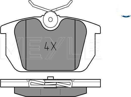 Meyle 025 211 0314 - KLOCKI HAM. ALFA T. 145-146-155-GTV-SPIDER 92-05-UNO