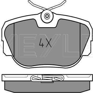 Meyle 025 211 7317 - KLOCKI HAM. BMW P. 3 E30 1.6-2.7 82-94