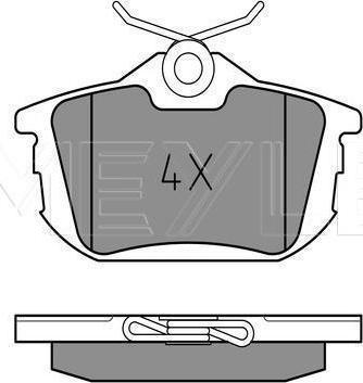 Meyle 025 218 6115 - KLOCKI HAM. VOLVO T. S40
