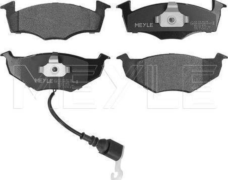 Meyle 025 218 6817/W — Zestaw klocków hamulcowych, hamulce tarczowe