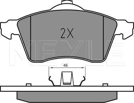 Meyle 025 218 8319/PD - KLOCKI HAM. VW P. T4 1.9-2.5 TDI 90-03