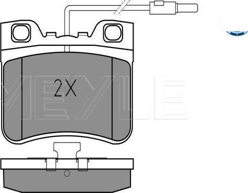 Meyle 025 212 6717/W - KLOCKI HAM. CITROEN P. AX 86-97 Z CZUJNIKIEM