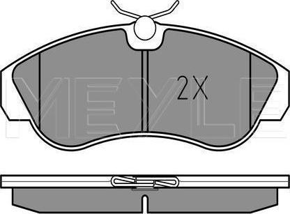 Meyle 025 217 9919/W - KLOCKI HAM. FIAT P. DUCATO 94-02 Z CZUJNIKIEM