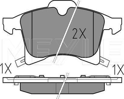 Meyle 025 283 3219/W - KLOCKI HAM. OPEL P. ASTRA-COMBO-MERIVA-ZAFIRA 01-  Z CZUJNIKIEM