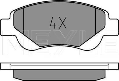 Meyle 025 239 5917 - KLOCKI HAM. CITROEN P. C1-107-AYGO 05- 1.0-1.4