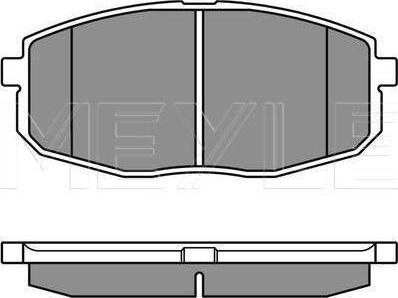 Meyle 025 239 6617/PD - KLOCKI HAM. HYUNDAI P. I30-IX35 07-