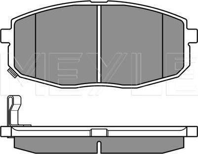 Meyle 025 239 6617/PD - KLOCKI HAM. HYUNDAI P. I30-IX35 07-