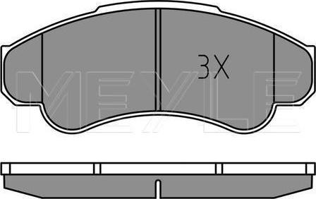 Meyle 025 239 1919/PD - KLOCKI HAM. FIAT P. DUCATO 02-
