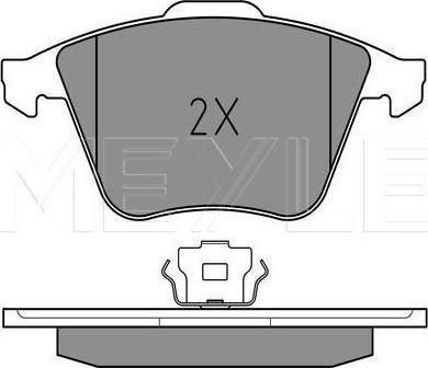 Meyle 025 239 1218 - KLOCKI HAM. VOLVO P. S40-V50