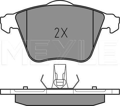 Meyle 025 239 1218 - KLOCKI HAM. VOLVO P. S40-V50