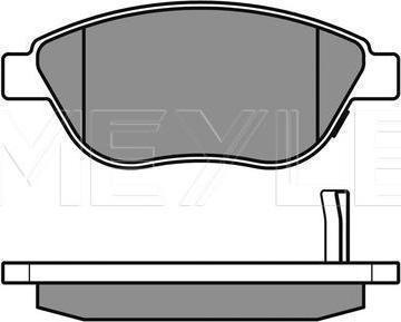 Meyle 025 239 8119/W - KLOCKI HAM. OPEL P. CORSA D 1.3CDTI 06- Z CZUJNIKIEM