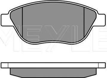Meyle 025 239 8119/W - KLOCKI HAM. OPEL P. CORSA D 1.3CDTI 06- Z CZUJNIKIEM