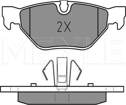Meyle 025 239 2617 - KLOCKI HAM. BMW T. E87-90-91
