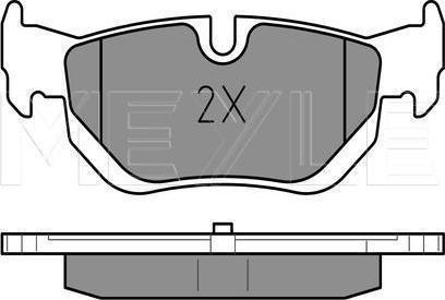Meyle 025 239 2617 - KLOCKI HAM. BMW T. E87-90-91