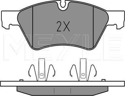 Meyle 025 239 2221 - KLOCKI HAM. DB P. W164 ML-X164