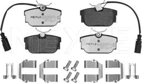 Meyle 025 234 4616/PD — Zestaw klocków hamulcowych, hamulce tarczowe