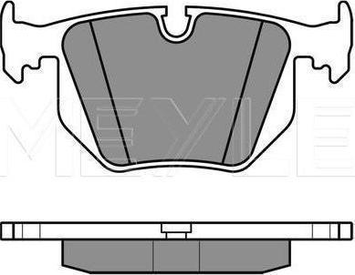 Meyle 025 234 4717 - KLOCKI HAM. BMW T. 7 E65 3.0-4.0 01-08