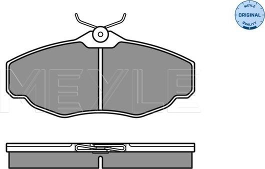 Meyle 025 234 5219 — Zestaw klocków hamulcowych, hamulce tarczowe