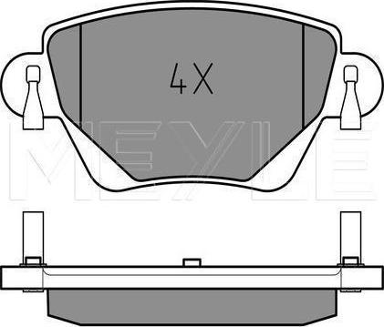 Meyle 025 235 5717 - KLOCKI HAM. FORD T. MONDEO 00-