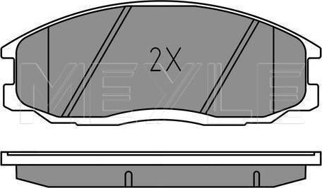 Meyle 025 235 6916/PD - KLOCKI HAM. HYUNDAI P. H-1-SANTA FE-TRAJET-XG 2.0-3.0 00-