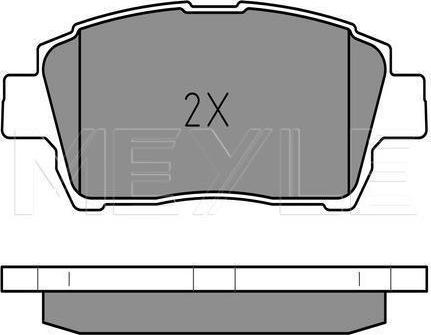 Meyle 025 235 1017/PD - KLOCKI HAM. TOYOTA P. CELICA