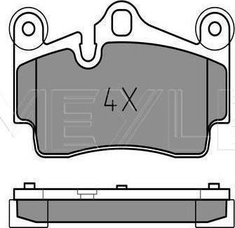 Meyle 025 236 9417/PD - KLOCKI HAM. VW-PORSCHE T. TOUAREG-CAYENNE