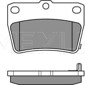 Meyle 025 236 5614/W - KLOCKI HAM. TOYOTA T. RAV-4 1.8-2.0-2.0D 00- Z CZUJNIKIEM