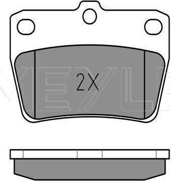 Meyle 025 236 5614/W - KLOCKI HAM. TOYOTA T. RAV-4 1.8-2.0-2.0D 00- Z CZUJNIKIEM