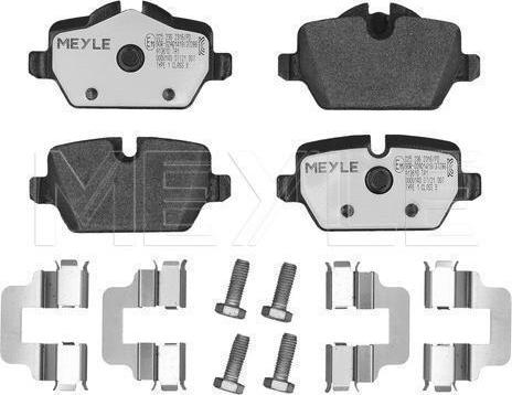 Meyle 025 236 2316/PD - KLOCKI HAM. BMW T. E87 04--E90 05-