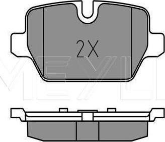 Meyle 025 236 2316 - KLOCKI HAM. BMW T. E87