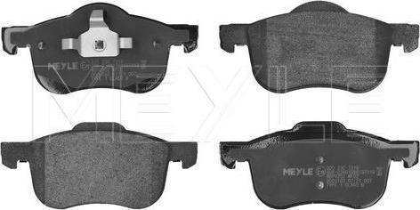 Meyle 025 230 7318 — Zestaw klocków hamulcowych, hamulce tarczowe