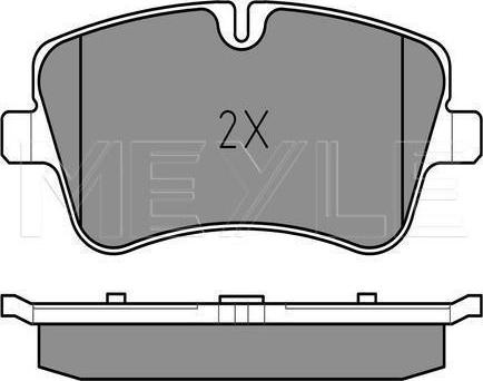 Meyle 025 231 4419 - KLOCKI HAM. DB P. W203 00-