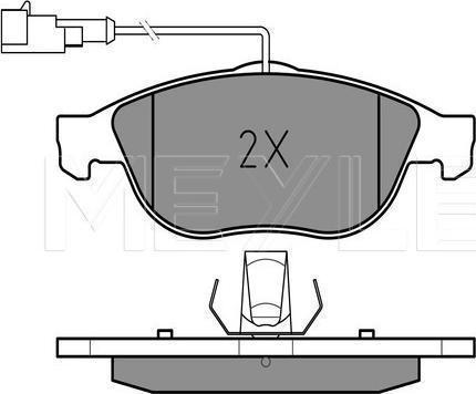 Meyle 025 231 4119/W - KLOCKI HAM. ALFA P. 147-156 1.6-2.0 16V 97-10 Z CZUJNIKIEM