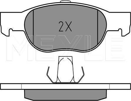 Meyle 025 231 8118 - KLOCKI HAM. FIAT P. PUNTO 97-