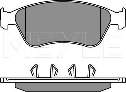 Meyle 025 238 9620/W - KLOCKI HAM. VW P. A8-PHAETON 02- Z CZUJNIKIEM
