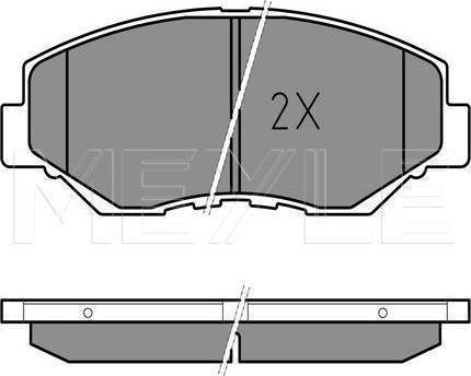 Meyle 025 238 6817 - KLOCKI HAM. HONDA P. CR-V  02-