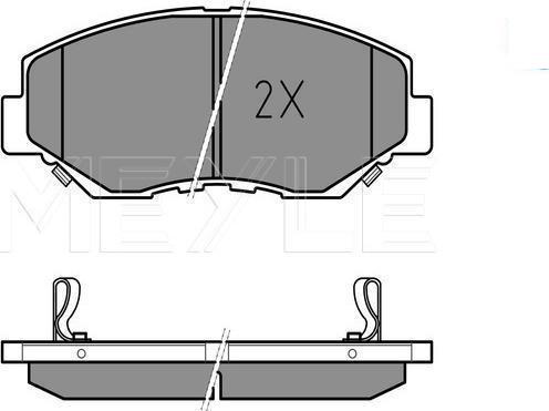 Meyle 025 238 6817 - KLOCKI HAM. HONDA P. CR-V  02-