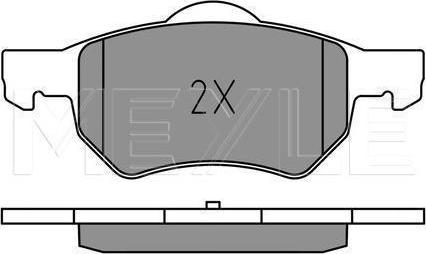 Meyle 025 238 0718 - KLOCKI HAM. DODGE P. CARAVAN 3.3-3.8 01-06