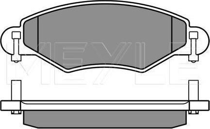 Meyle 025 233 4017/PD — Zestaw klocków hamulcowych, hamulce tarczowe