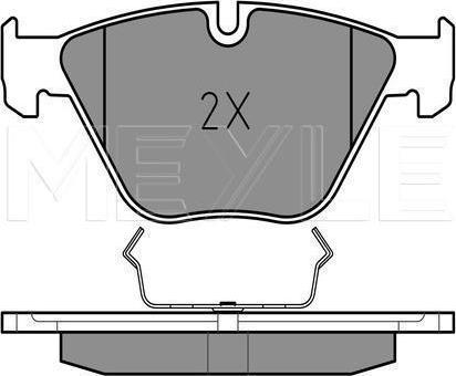Meyle 025 233 4720/PD - KLOCKI HAM. BMW P. E60-61  520-525 03- AUT.SKRZYNIA