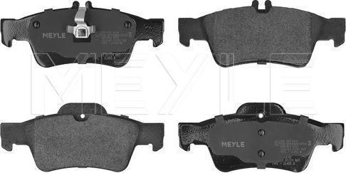 Meyle 025 233 3416 — Zestaw klocków hamulcowych, hamulce tarczowe