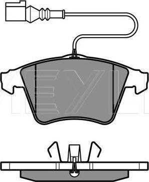 Meyle 025 237 4919/PD - KLOCKI HAM. VW P. TOUAREG 2.5TDI. 3.2 V6   ATE