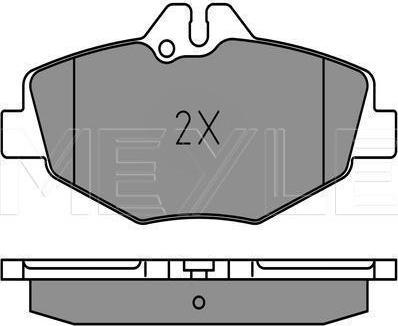 Meyle 025 237 4320/W - KLOCKI HAM. DB P. W211 02- Z CZUJNIKIEM