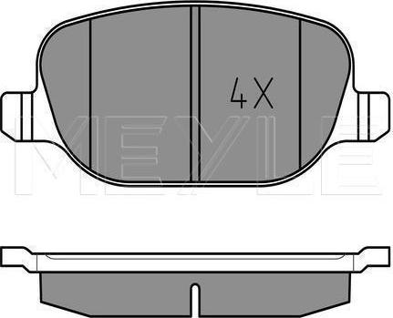 Meyle 025 237 6017 - KLOCKI HAM. ALFA T. 159 05--LANCIA THESIS 02-