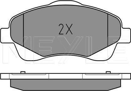 Meyle 025 237 6819/W - KLOCKI HAM. TOYOTA P. AVENSIS-COROLLA 03-09 Z CZUJNIKIEM