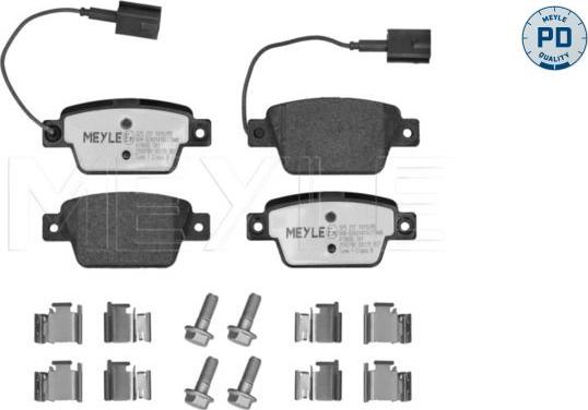 Meyle 025 237 1415/PD - KLOCKI HAM. FIAT T. BRAVO-MULTIPLA-STILO 1.2-2.4 99-09