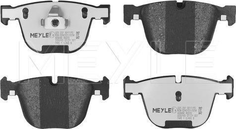 Meyle 025 237 3017/PD — Zestaw klocków hamulcowych, hamulce tarczowe