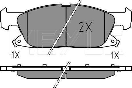 Meyle 025 224 1219 - KLOCKI HAM. FORD P. GALAXY-S-MAX 1.5-2.0 15-