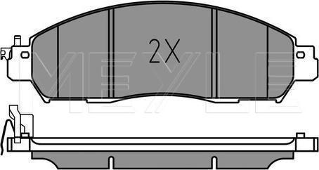 Meyle 025 224 3917/PD - KLOCKI HAM. NISSAN P. LEAF-NAVARA 2.3 DCI 15-