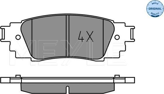 Meyle 025 224 3415 - KLOCKI HAM. LEXUS T. ES-RX-UX 2.0-3.5 15-